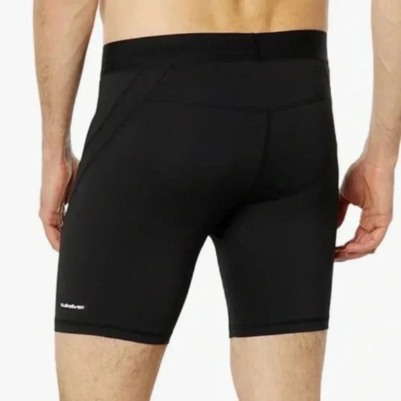 Quicksilver Beach Swim Surf Jammers Rash-guard‎ Bottoms Black Men’s Medium EUC - Picture 1 of 10